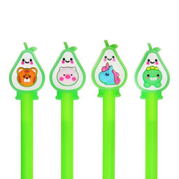 Цена за 12 шт. Ручка - прикол гелевая Авокадо МИКС - Calligrata фото 6