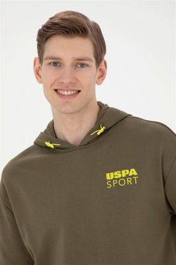 U. S. Polo Assn / Мужской свитшот цвета хаки - U.s. polo assn фото 2