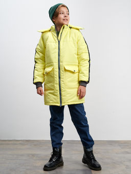 Полупальто мембрана для мальчика желтый