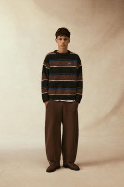 CHAMPION ® X ZARA STRIPED KNIT SWEATER  фото 5