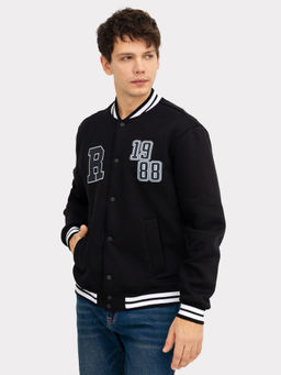 Толстовка мужская черная с печатью черный +печать 121173/1 - Mark formelle фото 3