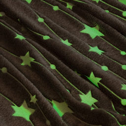 Плед светящийся в темноте Этель Звездное небо 150*200 см,100% п/э, корал-флис 220 гр/м2  фото 4