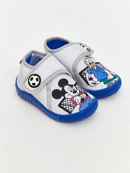 Mickey Mouse Bask?l? Erkek Bebek Panduf