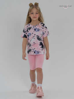 Костюм Актив ленивые котики-розовый - Sovalina фото 13