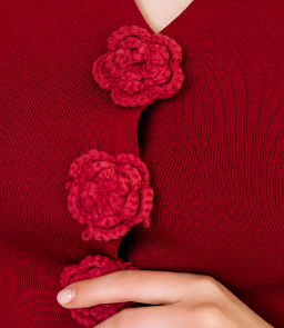 Жилет #КТ31030, бордовый