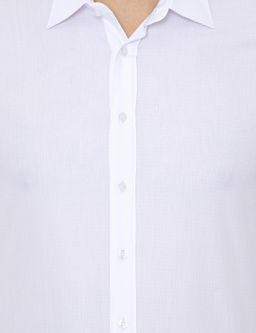 Beyaz Slim Fit Uzun Kollu G_mlek - Cacharel фото 6