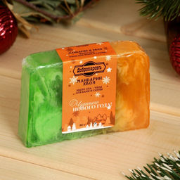 Мыло СПА - уход для бани и сауны Мандарин и хвоя 80 г