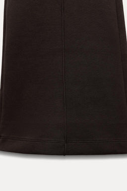 STITCHED INTERLOCK BELL BOTTOM TROUSERS - Zara фото 26