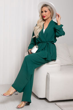 Костюм брючный Сингапур (зеленый) К11-89