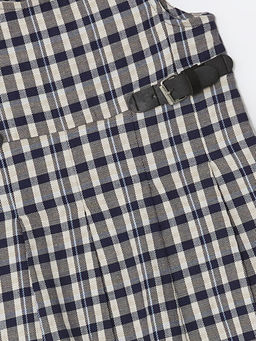 Bisiklet Yaka Ekose Desenli K?z Bebek Elbise - Waikiki фото 2