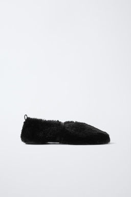 LIMITED EDITION FAUX FUR BALLET FLATS