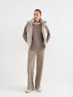 Conso/WDM 230567 - beige Пуховый жилет  фото 4