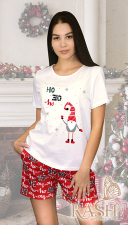 Пижама "Ho-ho" short Цвет:Микс
