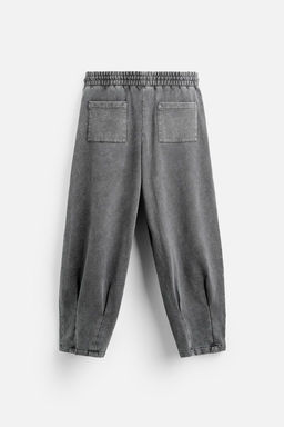 OVERSIZE FADED JOGGER TROUSERS - Zara фото 7