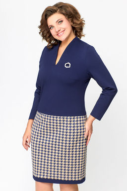 Блуза Swallow 803.2 черный+серебряный узор фото 976