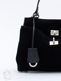 Сумка женская кожаная 990171NN black Natale Navetta в Новосибирске