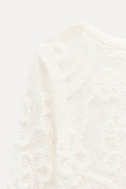 FLORAL KNIT TOP - Zara фото 5