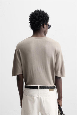 FLOWING KNIT T-SHIRT - Zara фото 3