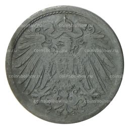 Монета 10 пфеннигов 1919 года Германия