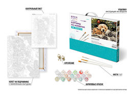 ФРЕЯ PNB/PM-262 Набор для раскрашивания по номерам 40 х 30 см Сюрприз под елкой  фото 6