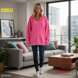 Толстовка женская с рисунком на спине - Bruno фото 3