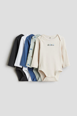 Pack de 5 bodies de manga larga - H&m фото 2