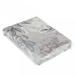 Постельное белье, комплект 1,5 спальный "Симфония" беж, 3 предмета: пододеяльник 145х215см, простыня 150х215см, 1 наволочка 50х70см с клапаном-запахом, бязь "Комфорт" 121г/м2, хлопок 100%, упаковка "эконом" ПВХ 32х41х2,5см, "Домашняя мода" (Россия)