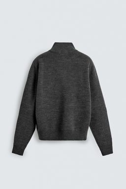 JERSEY CUELLO CREMALLERA / Gris oscuro - Zara фото 7