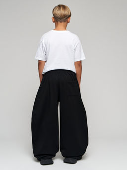 Утепленные брюки с начесом футер багги - Nota bene фото 18