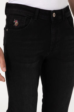 Джинсы U.S. Polo Assn Slim Fit черные из хлопка