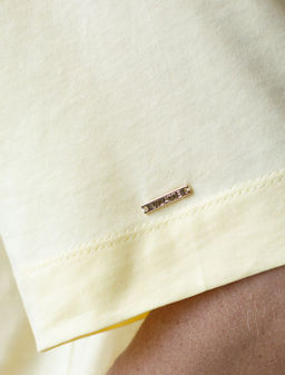 Оверсайз футболка с авторским принтом из 100% облегчённого хлопка - Vilatte фото 6