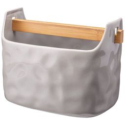 ПОДСТАВКА ПОД КУХОННЫЕ ПРИНАДЛЕЖНОСТИ BRONCO MEADOW 21,5*13,5*16,5 СМ СЕРЫЙ