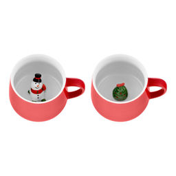 Кружка подарочная с фигуркой внутри Walmer Gift, 0.35 л, цвет красный  фото 2