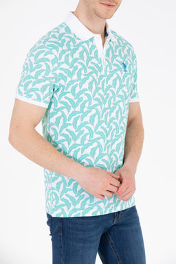 U. S. Polo Assn Мужская мятная футболка-поло - U.s. polo assn фото 6