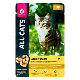 ALL CATS д\кош. пауч Тефтельки с курицей в соусе 85 г./24 02AL912