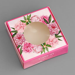 Цена за 5 шт. Коробка подарочная сборная с окном, упаковка, «Самой красивой», 10×10×3 см