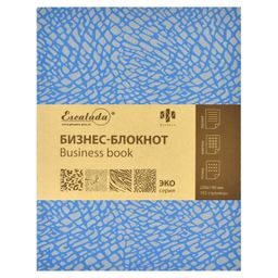 Бизнес-блокнот недатированный арт.47601/10 ВЕЛЮР СЕРО-ГОЛУБОЙ