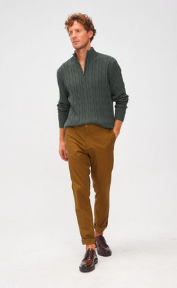 Джемпер P221-15-235 khaki - Fine joyce фото 4