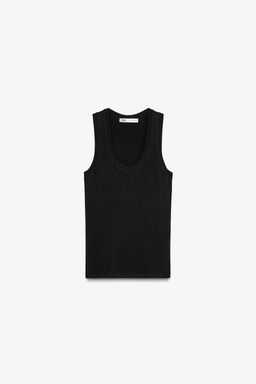 BASIC PLAIN KNIT TOP - Zara фото 6