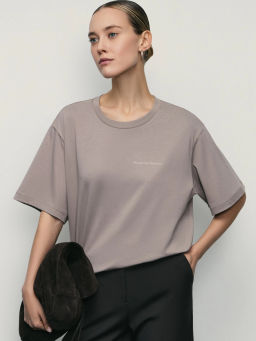 Футболка свободного кроя с принтом / Zarina