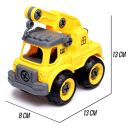 Конструктор винтовой Машина с краном, с отвёрткой, 26 деталей - Simaland фото 6