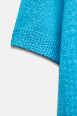 BASIC 100% WOOL SHORT SLEEVE TOP - Zara фото 19