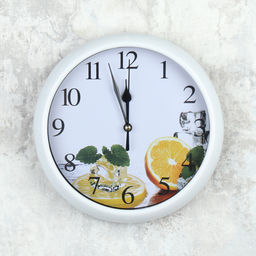 Цена за 1 шт. Часы настенные 20 см / 530F /уп 60/ - Галеонтрейд фото 9