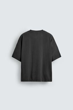 CAMISETA B?SICA LAVADA / Antracita oscuro - Zara фото 8