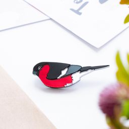 Брошь Снегирь - Orgalica фото 4