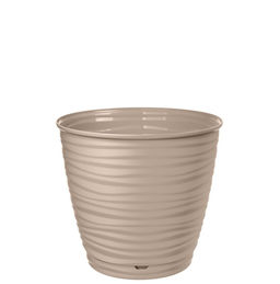 Горшок для цветов Saffron D146мм, 1,5л с поддоном (бежевый)