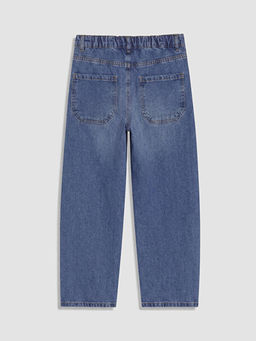 Baggy Fit Erkek ?ocuk Jean Pantolon