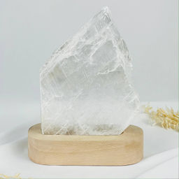 Срез Селенита на подставке - Радуга самоцветов фото 2