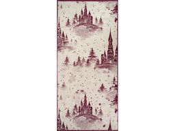 Полотенце махровое 6с102.411ж1 Зимняя сказка(кр.дерево1) 67х150см