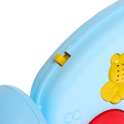 Музыкальный развивающий коврик с пианино, русская озвучка, свет, цвет голубой - Zabiaka фото 10